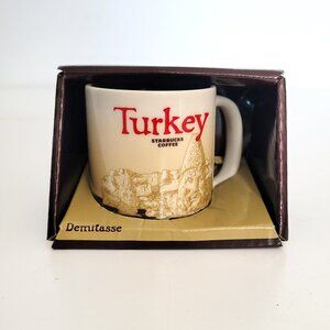 Starbucks Turkey Global Icon Collector Series Demitasse 3 oz Espresso Cup - NEW